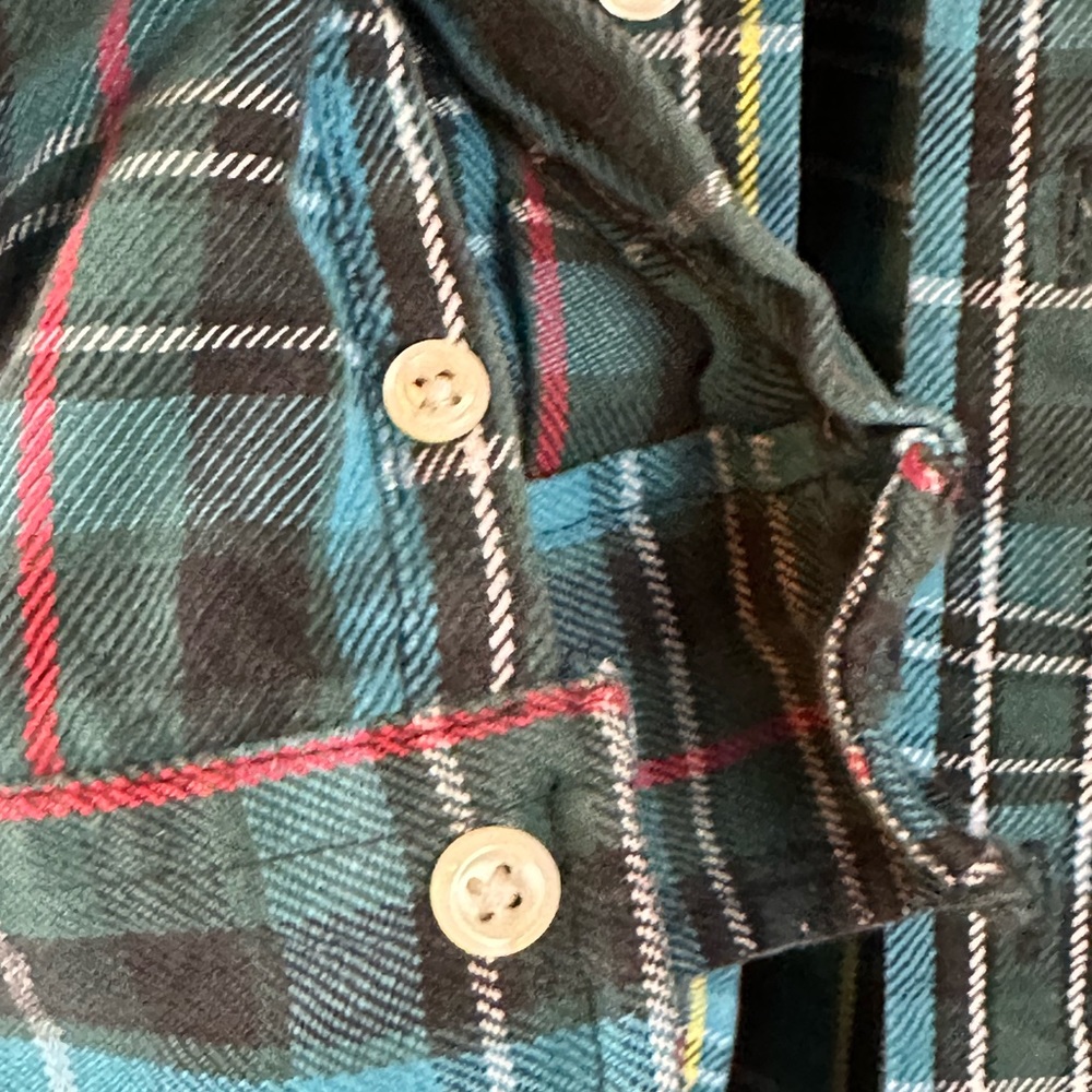 Ralph Lauren flannel, long sleeve, button down. Size Large. Great color scheme!! - Picture 7 of 8